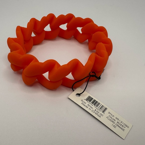 Marc by Marc Jacobs Orange Stretch Bracelet NWT - Picture 3 of 7